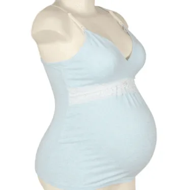 Cotton vest lactation postpartum women pajamas cotton lace vest clothing clothing month feeding wholesale