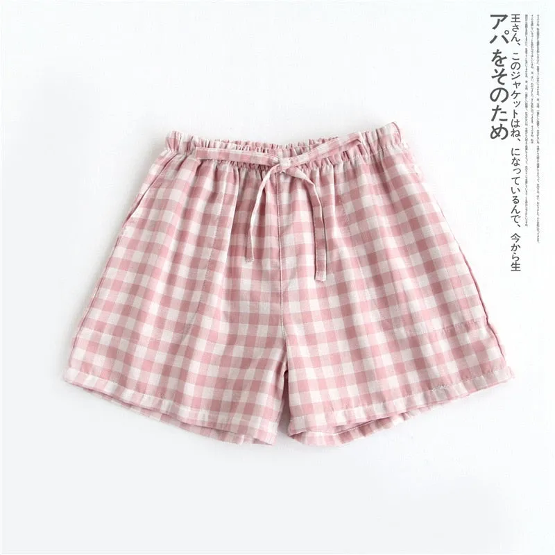 Couple Cotton Gauze Pajamas