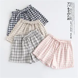 Couple Cotton Gauze Pajamas