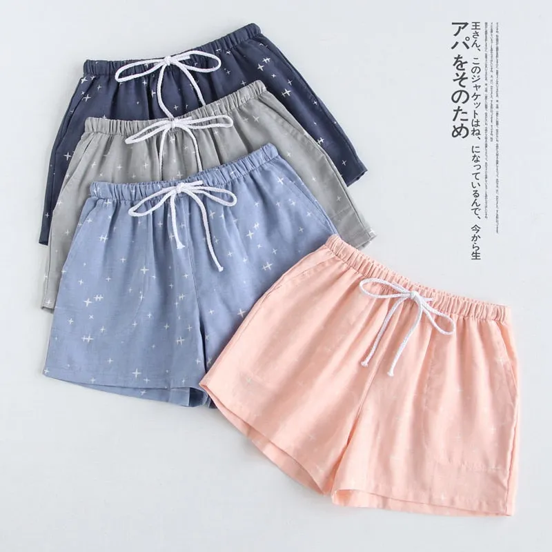 Couple Cotton Gauze Pajamas