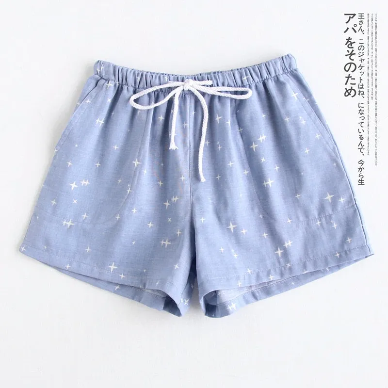 Couple Cotton Gauze Pajamas