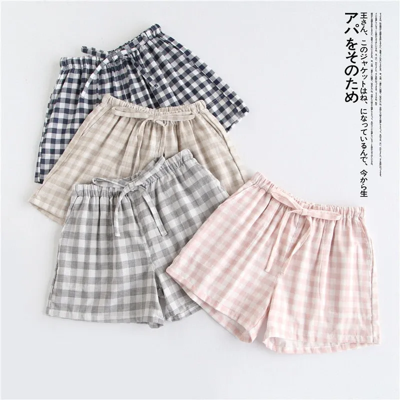 Couple Cotton Gauze Pajamas