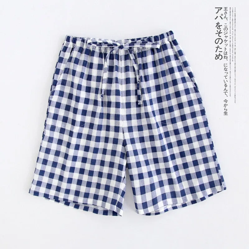 Couple Cotton Gauze Pajamas