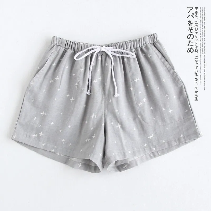 Couple Cotton Gauze Pajamas