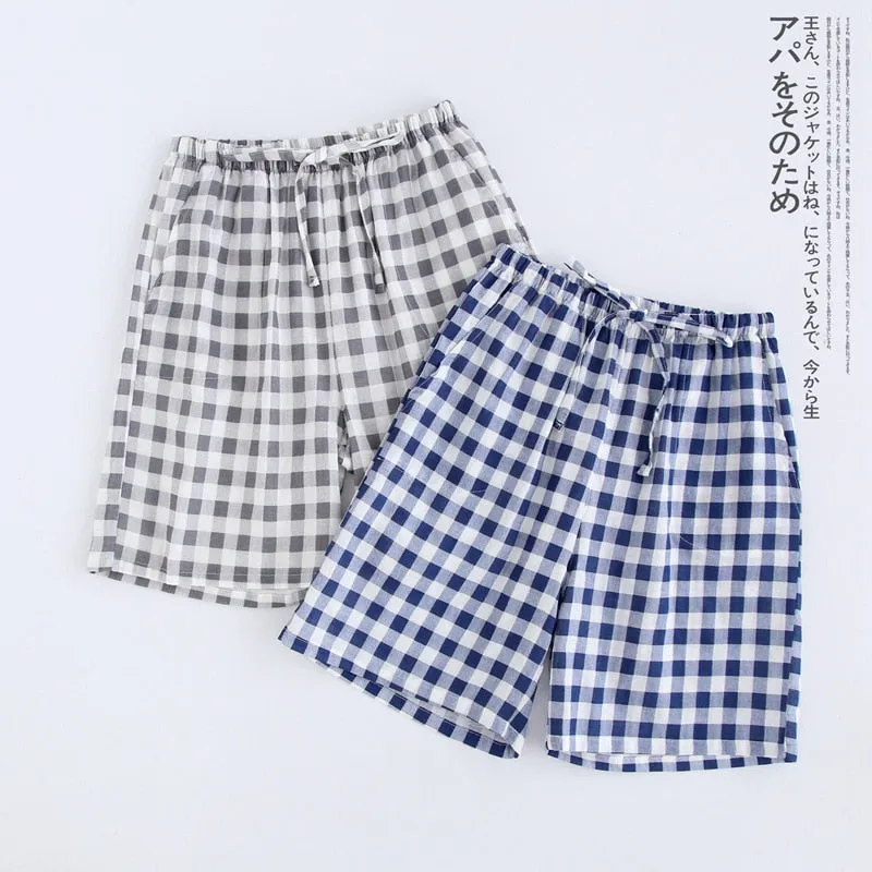 Couple Cotton Gauze Pajamas