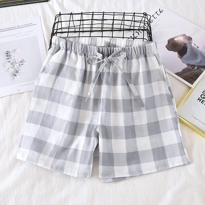 Couple Cotton Gauze Pajamas