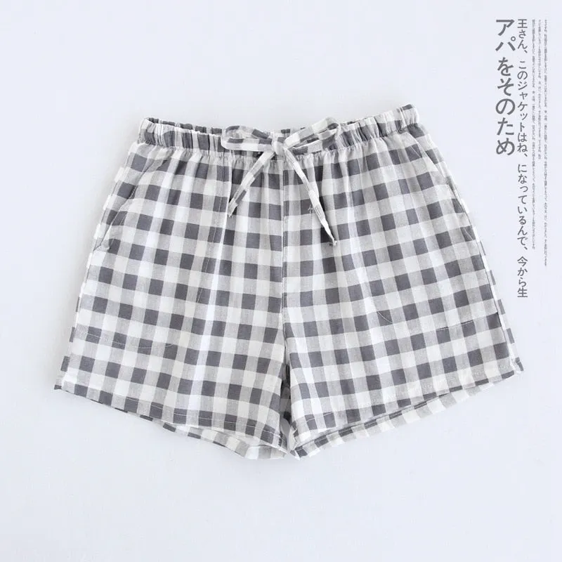 Couple Cotton Gauze Pajamas