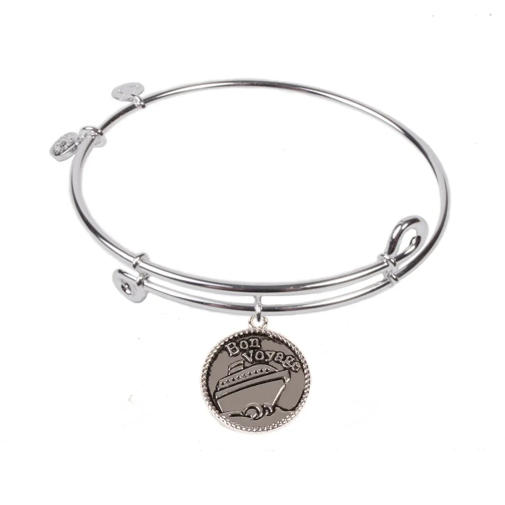 Cruise Ship, Bangle Sterling Silver Plated