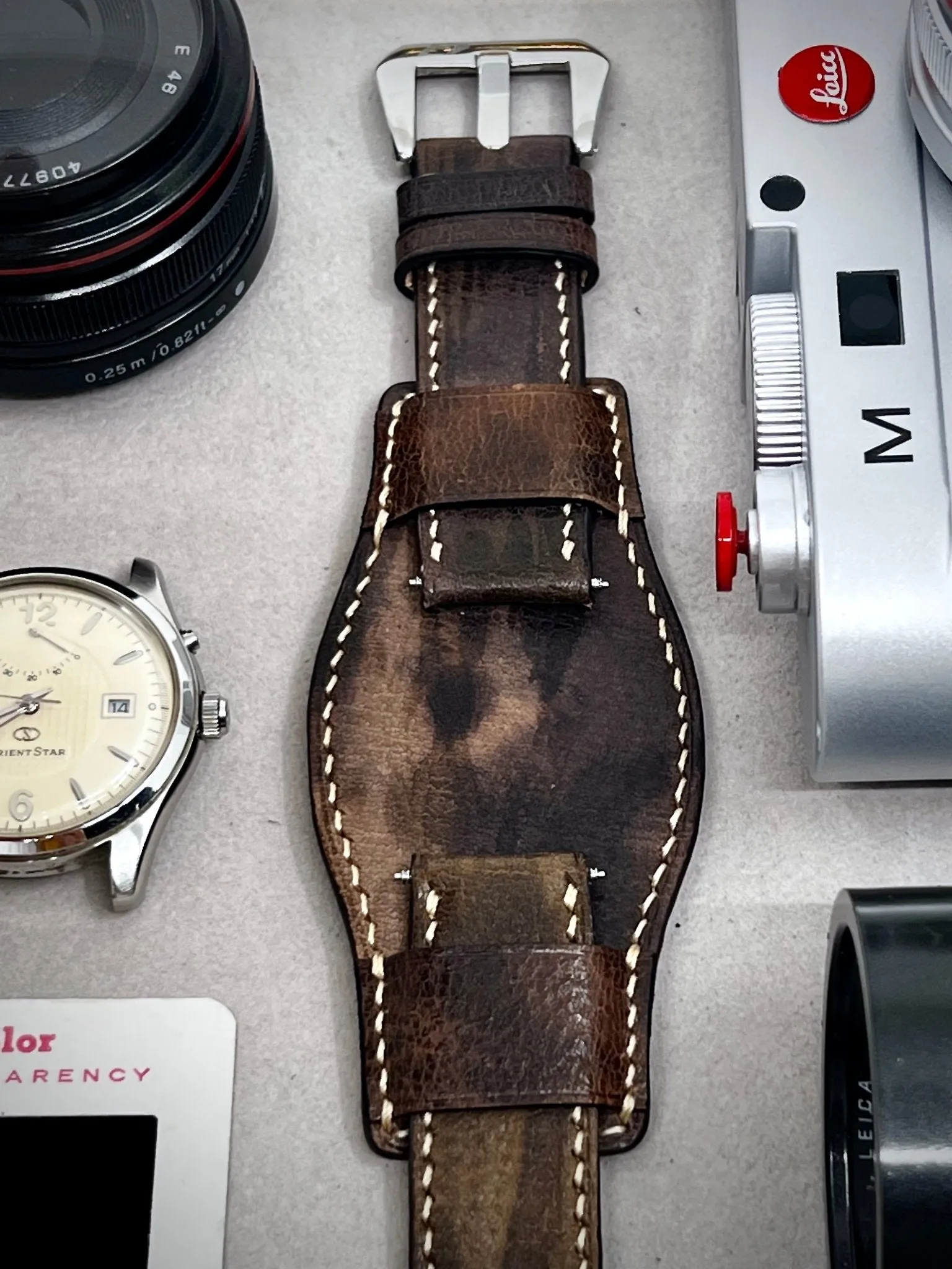 Cuff Band, Watch Strap, Watch Strap Leather, Brown Leather Watch Band, Wrist straps 20mm 22mm, Handmade Leather Wrist Watch Band Replacement