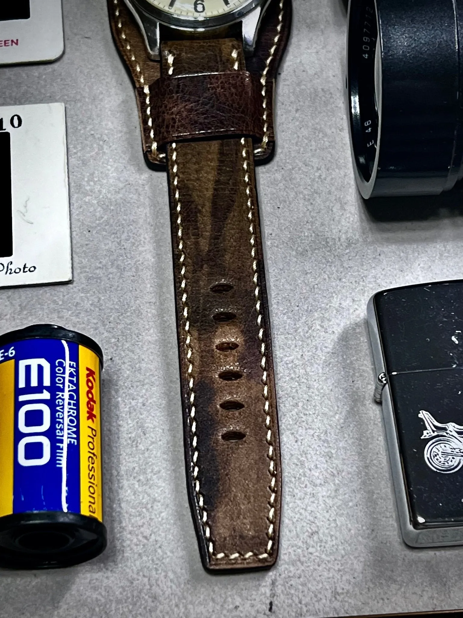 Cuff Band, Watch Strap, Watch Strap Leather, Brown Leather Watch Band, Wrist straps 20mm 22mm, Handmade Leather Wrist Watch Band Replacement