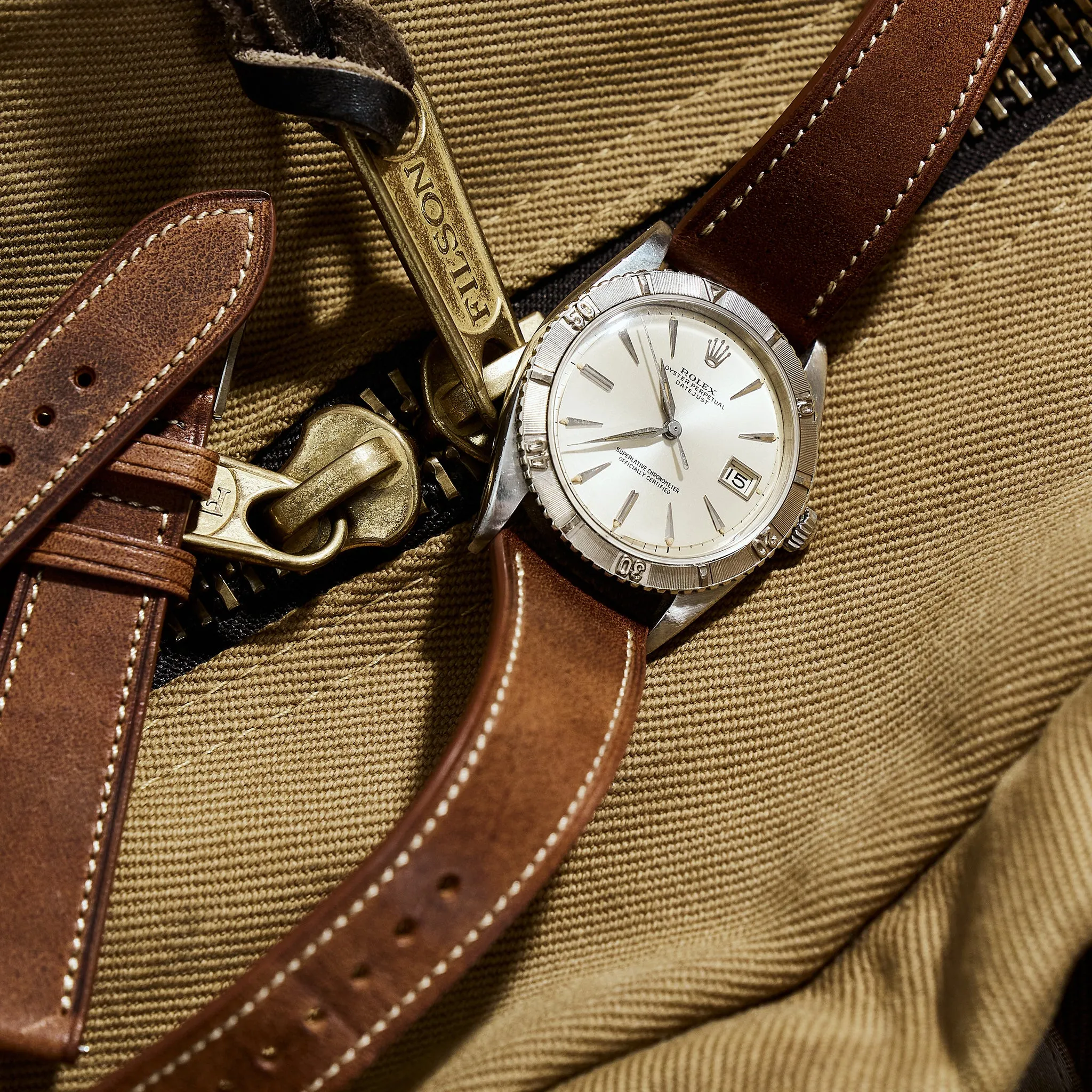 DARK NATURAL HORWEEN HORSE FRONT STANDARD STRAP