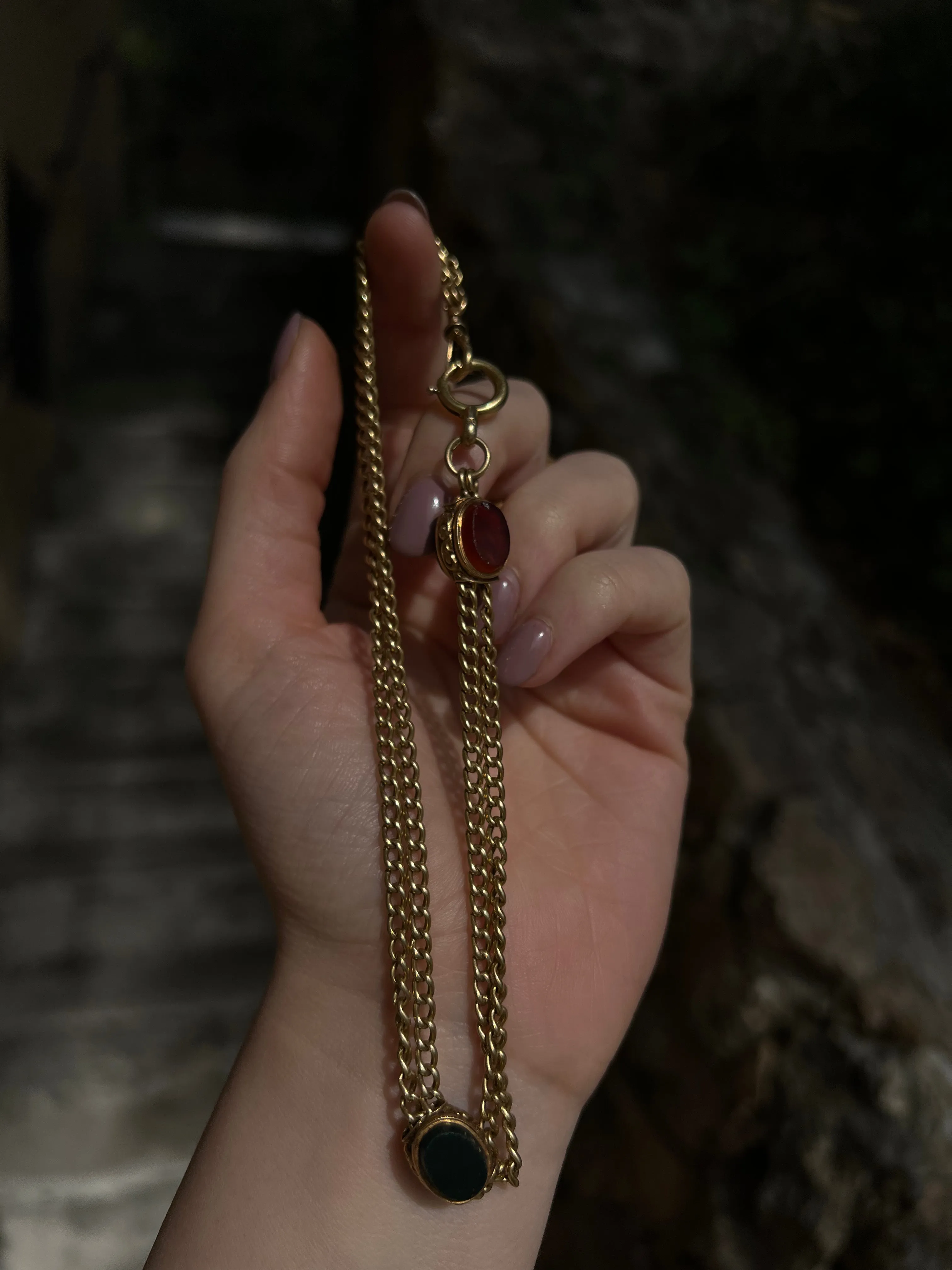 Delicious French Napoleon III Period Watch Chain 18ct