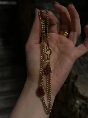 Delicious French Napoleon III Period Watch Chain 18ct
