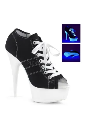 DELIGHT-600SK-01 Platform Pump | Black Canvas