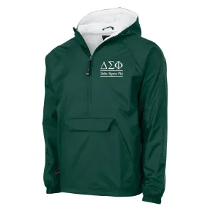 Delta Sigma Phi Flannel Lined Windbreaker