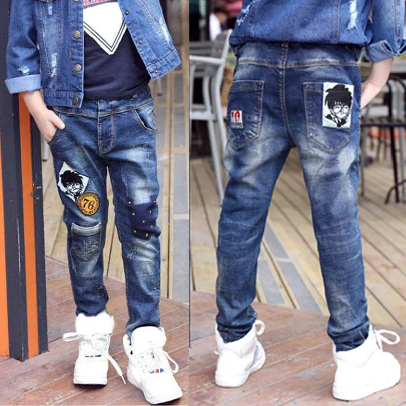 Designer Print Jeans