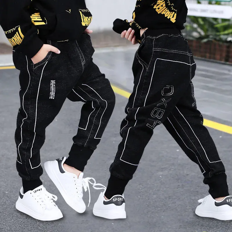 Designer Print Jeans