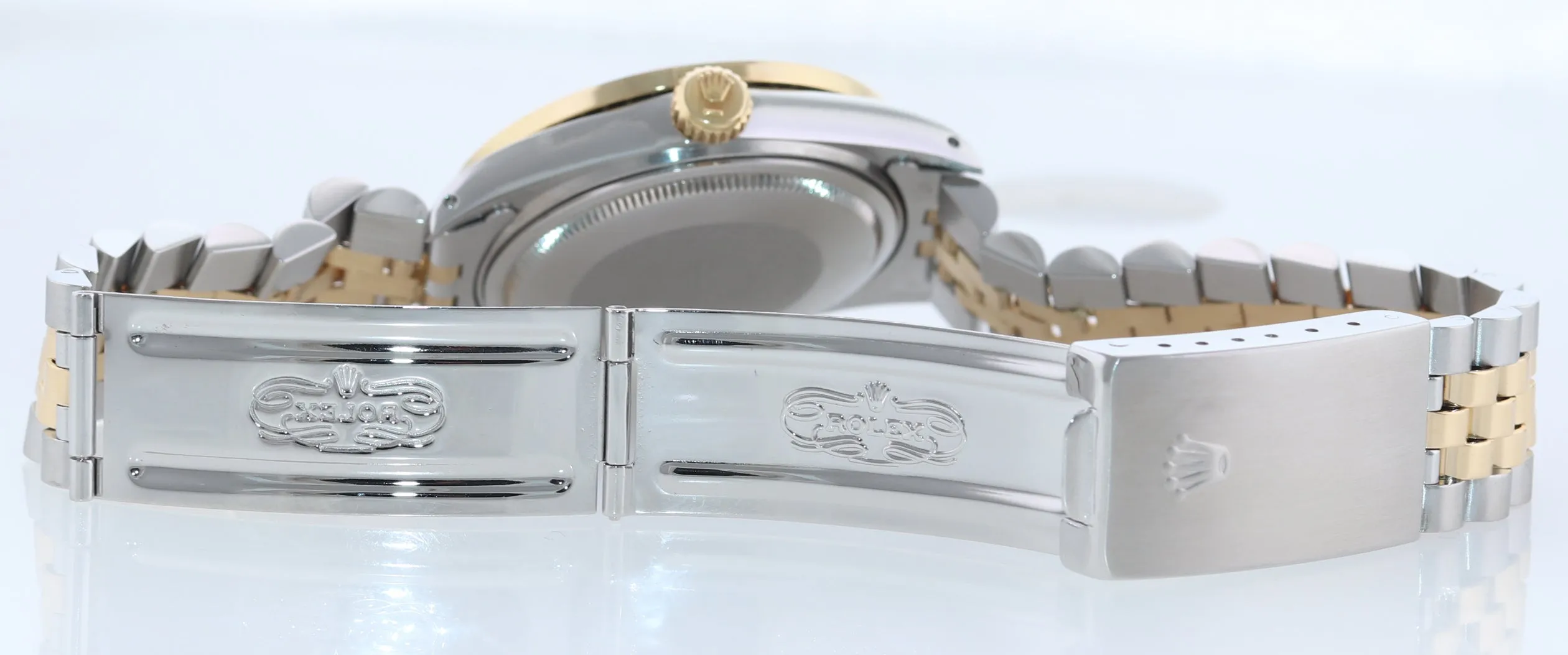 DIAMOND Bezel Rolex DateJust 36mm 16013 Diamond Bezel MOP Dial Watch Box