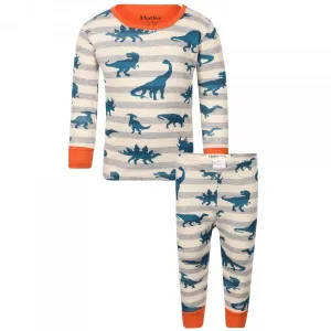 Dino Silhouettes Organic Cotton Baby Pajama Set
