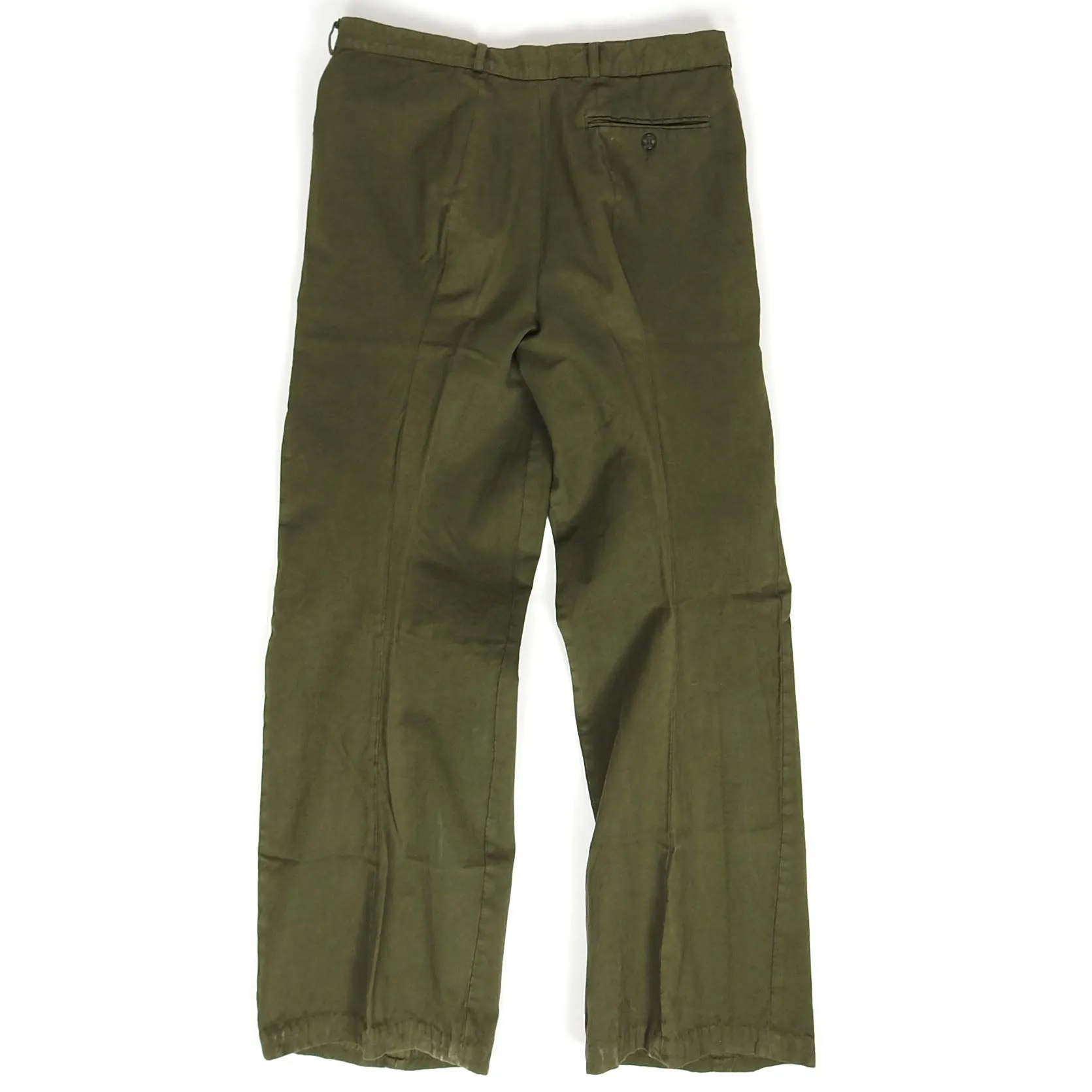 Dirk Schonberger Olive Fatigue Pants Size 52