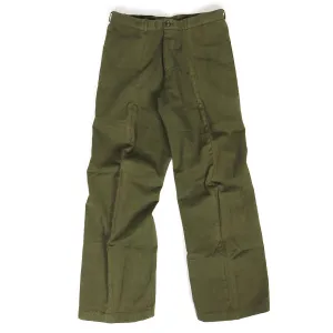 Dirk Schonberger Olive Fatigue Pants Size 52