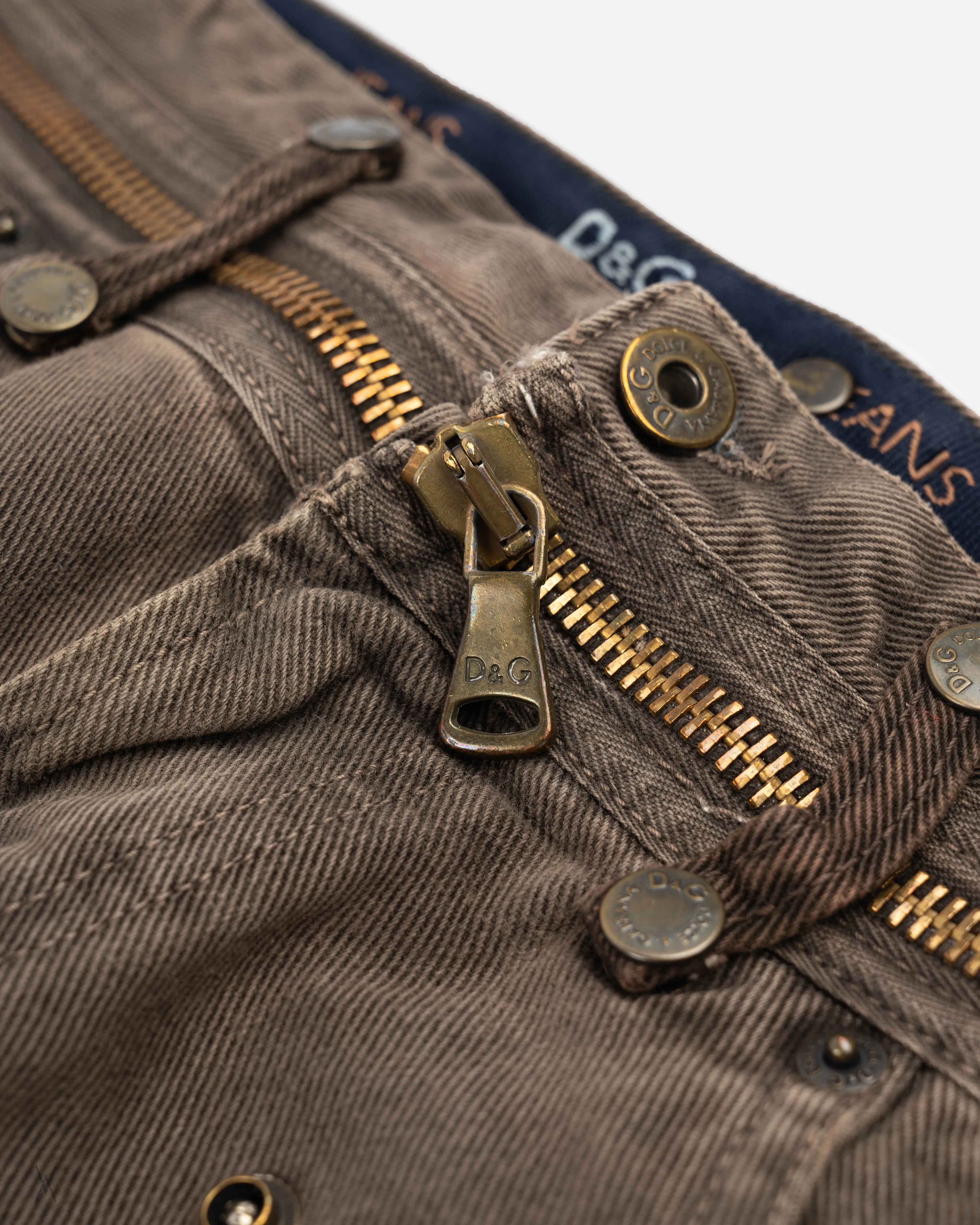 Dolce & Gabbana Detachable Upper Denim