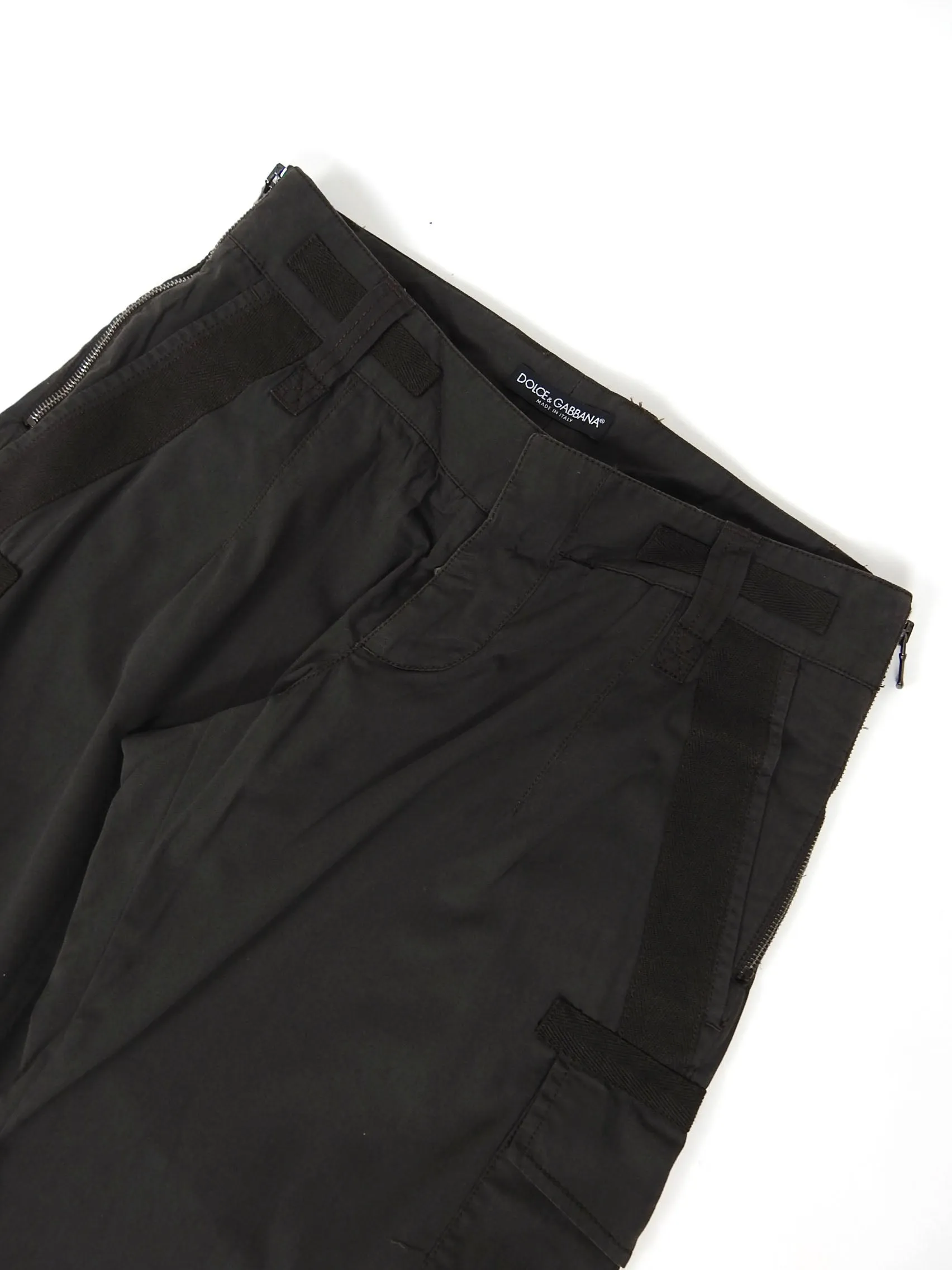 Dolce & Gabbana Tech Pants Black Size 46