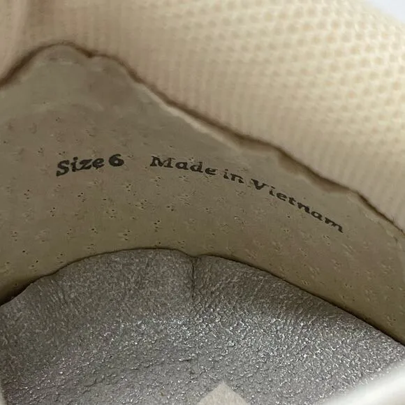 Dolce Vita Dolan Pearl Lace Up Platform Sneaker Vanilla Pearl Women's 6