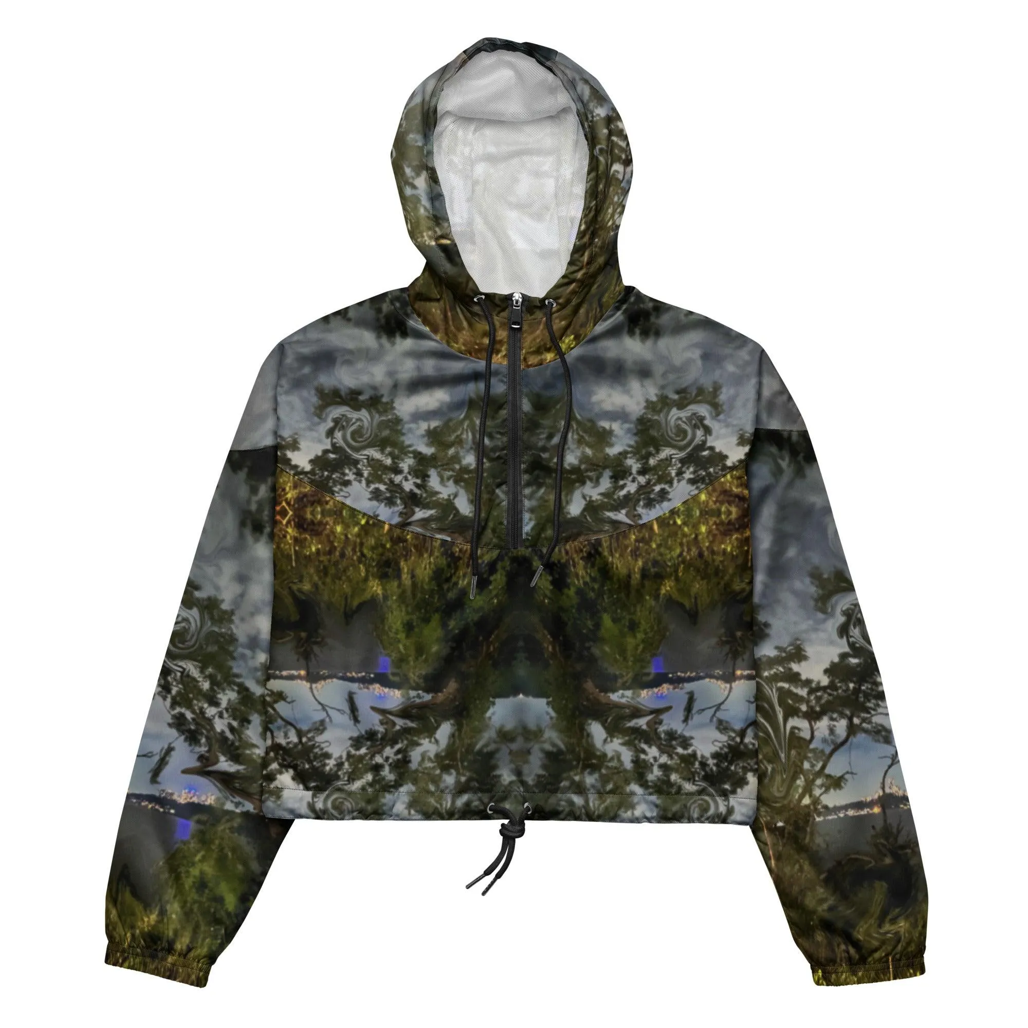 Down the Rabbit Hole Women’s cropped windbreaker