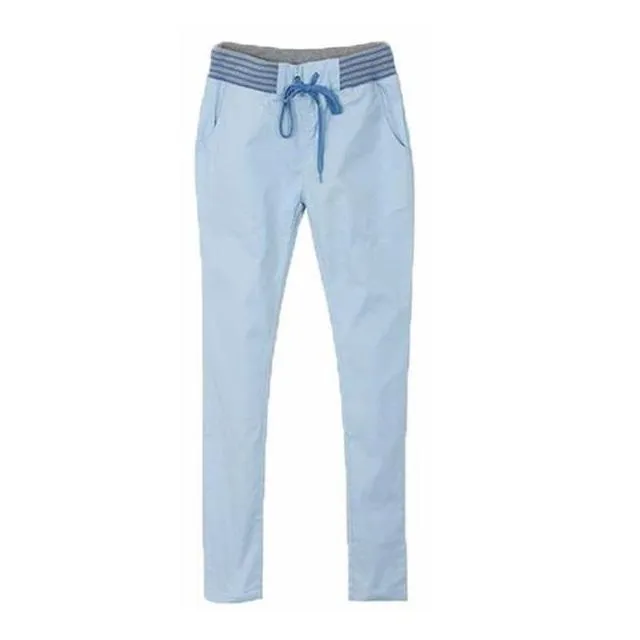 Drawstring & Elastic Waist Pants