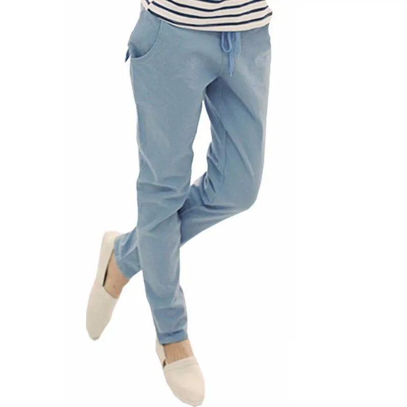 Drawstring & Elastic Waist Pants