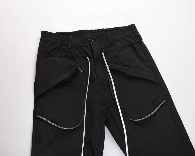 Drawstring Elastic Waist Pants