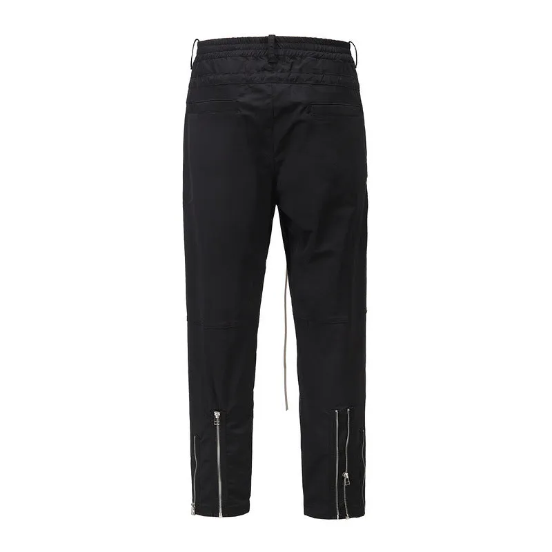 Drawstring Elastic Waist Pants