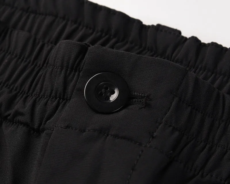Drawstring Elastic Waist Pants