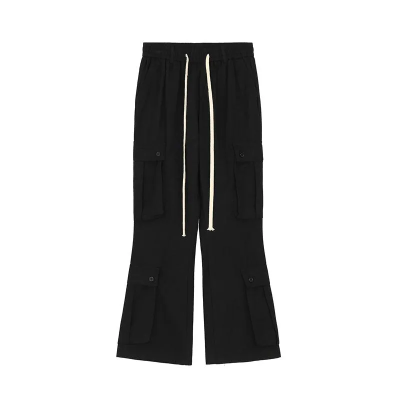 Drawstring Multi Pocket Cargo Pants