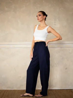 Drawstring Pocket Detail Pant