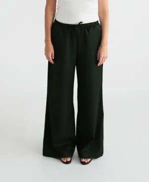 Drawstring Trouser in Black