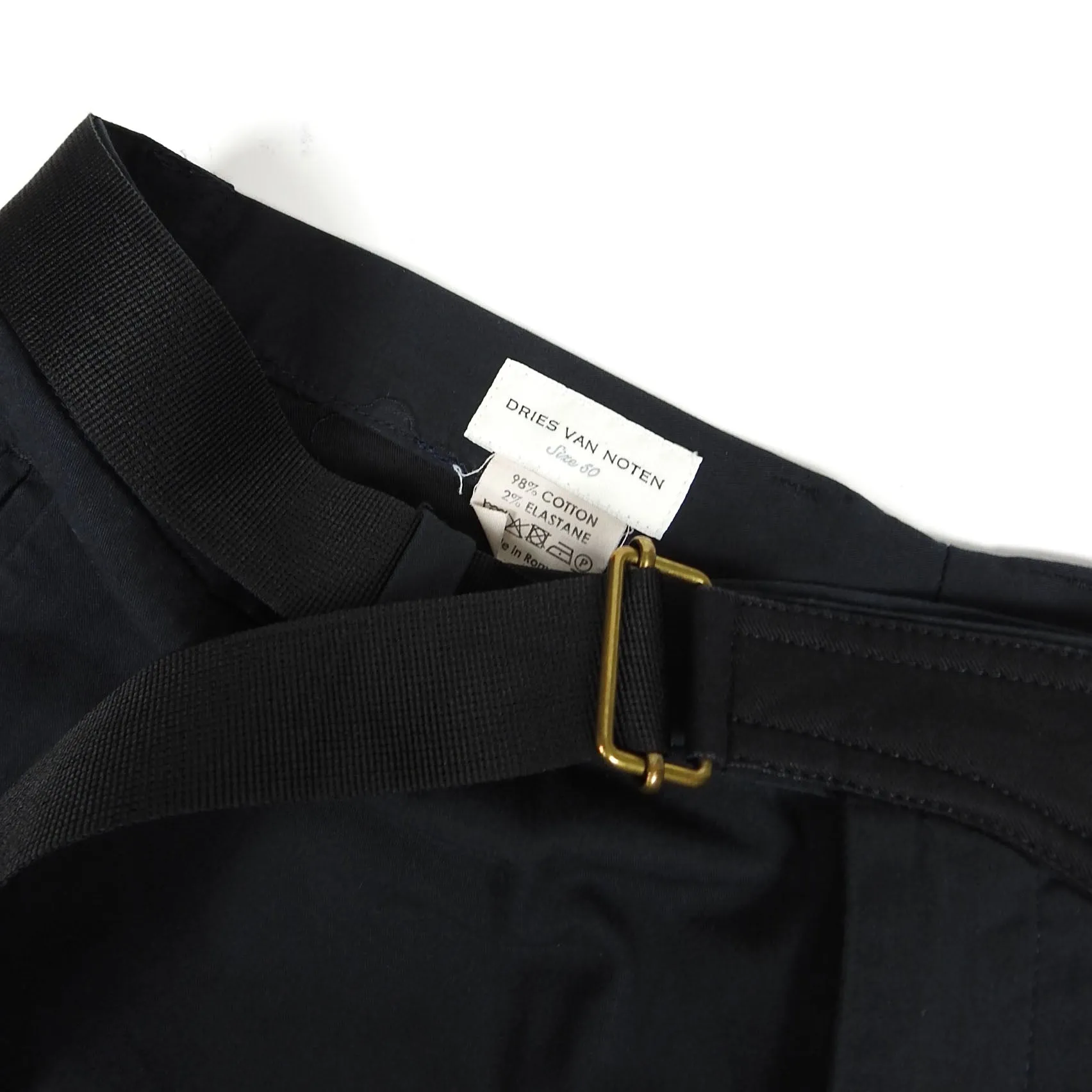 Dries Van Noten Belted Pants Size 46