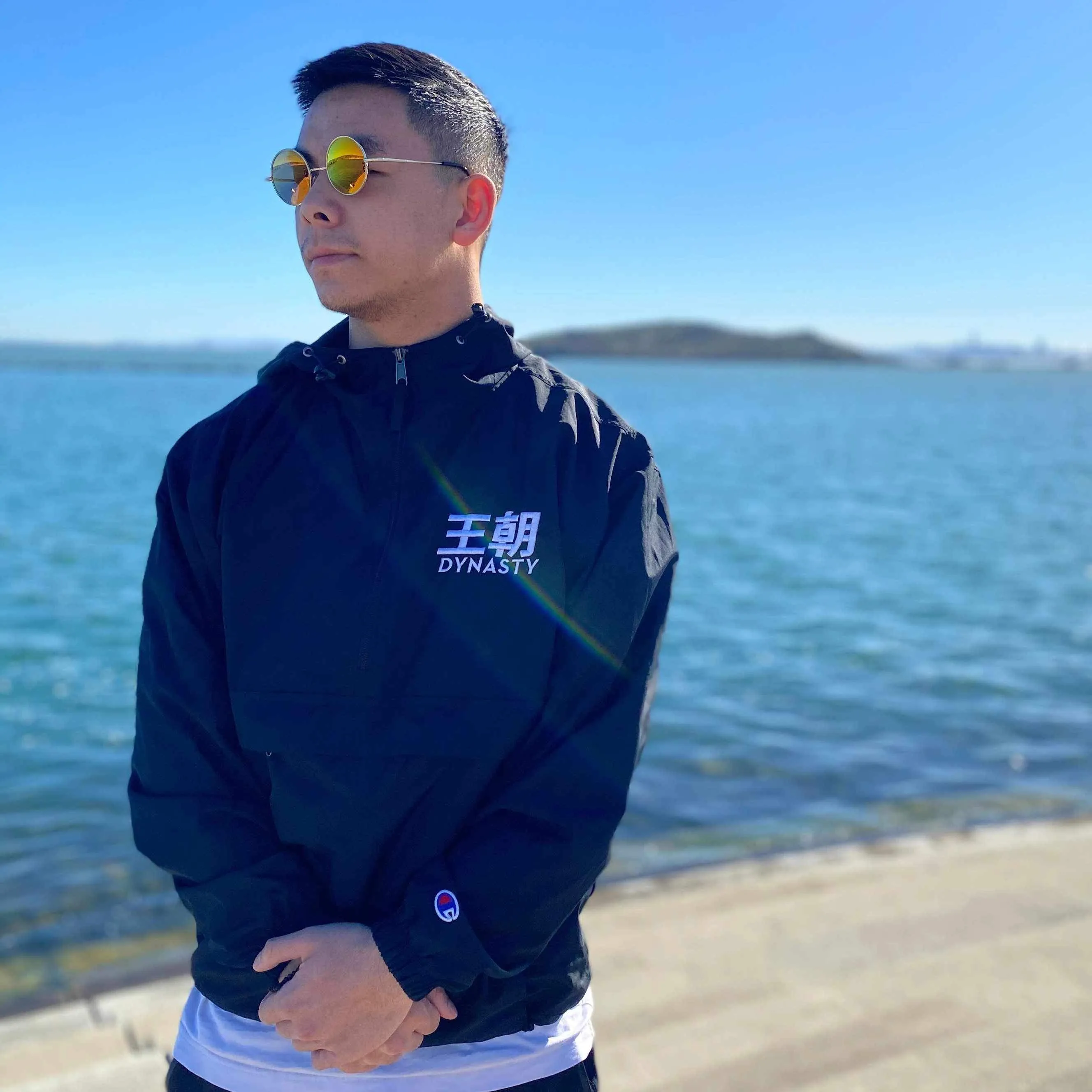 Dynasty Embroidered Champion Windbreaker Jacket