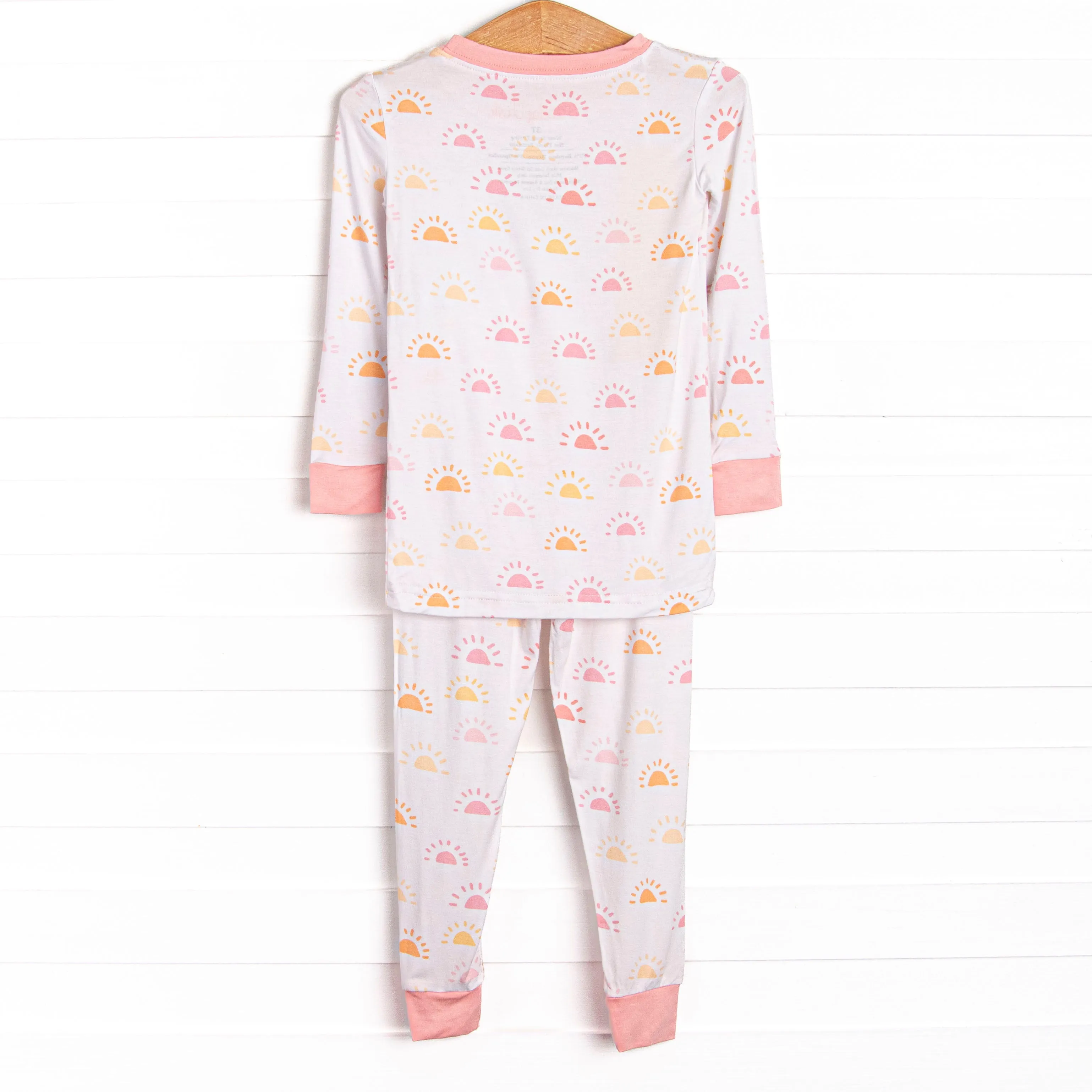 Early Riser Bamboo Pajama Set, Pink