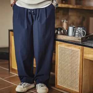 Elastic Waist Seersucker Pants