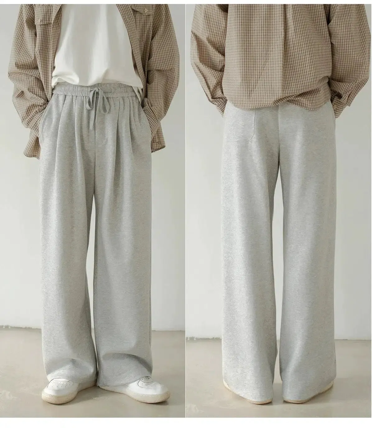 Elastic Waist Sports Pants