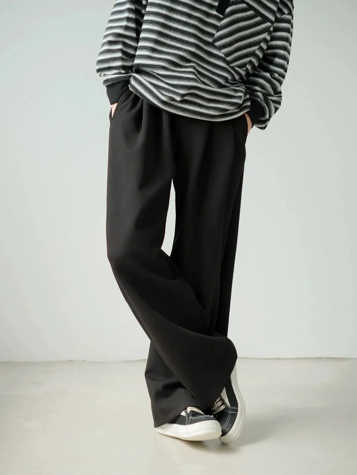 Elastic Waist Sports Pants