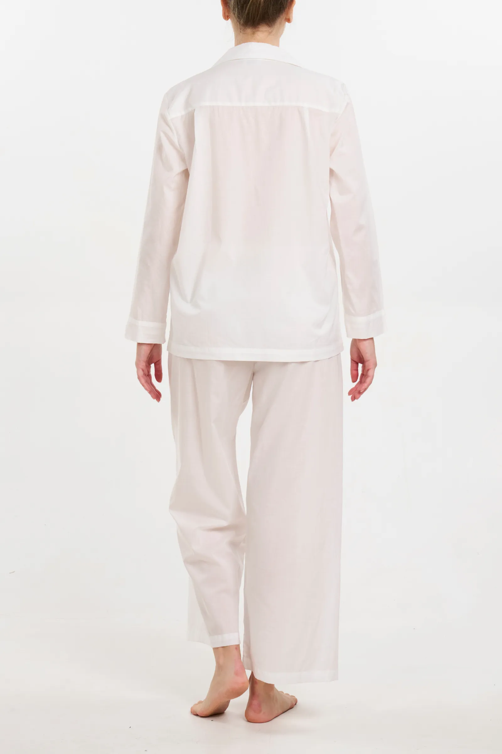 Embroidered Pajama Set - Love