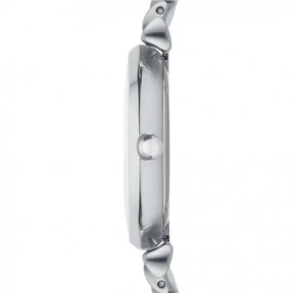 EMPORIO ARMANI Silver Dial Silver Stainless Watch For Ladies - AR1908