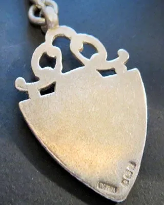 English Sterling Silver antique English Pocket Watch chain