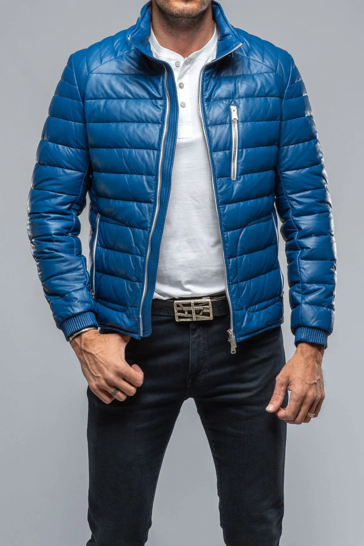 F1 Racer Down Jacket In Blue