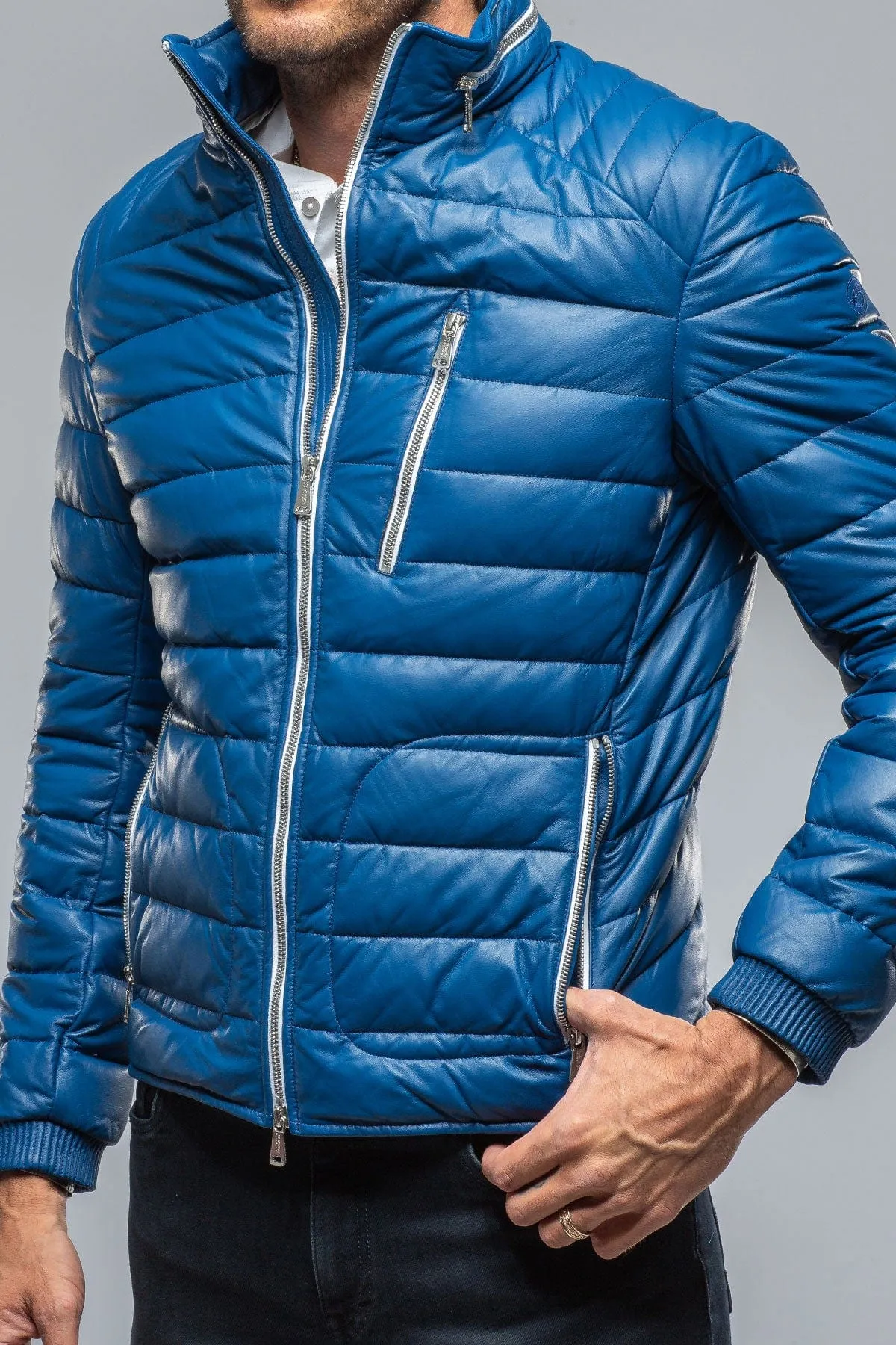 F1 Racer Down Jacket In Blue