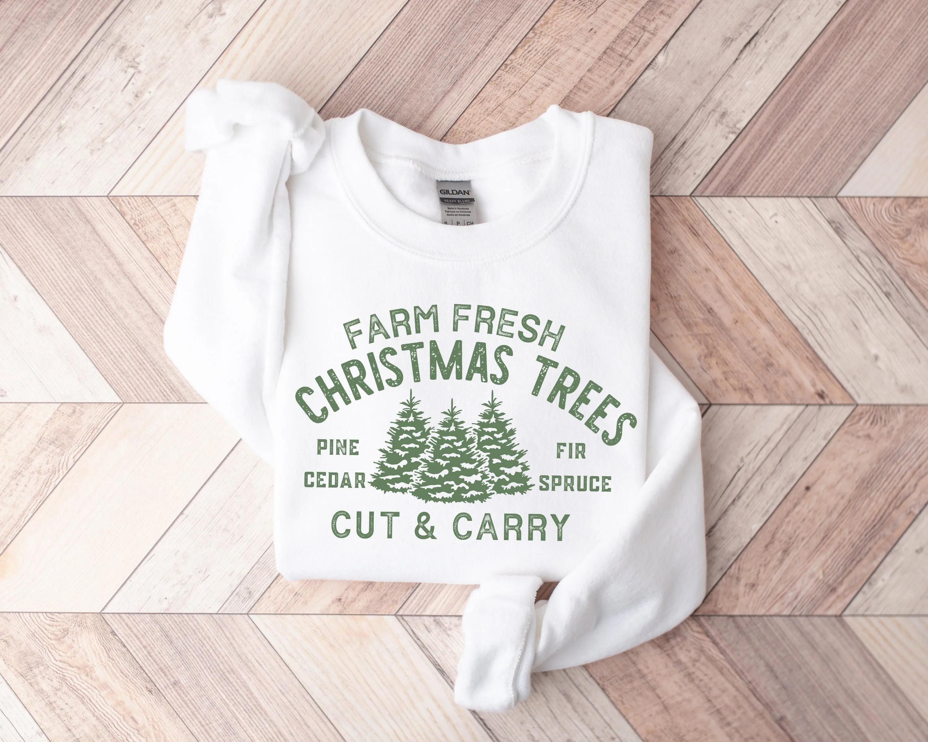 Farm Fresh Christmas Tree Women's Christmas Sweater