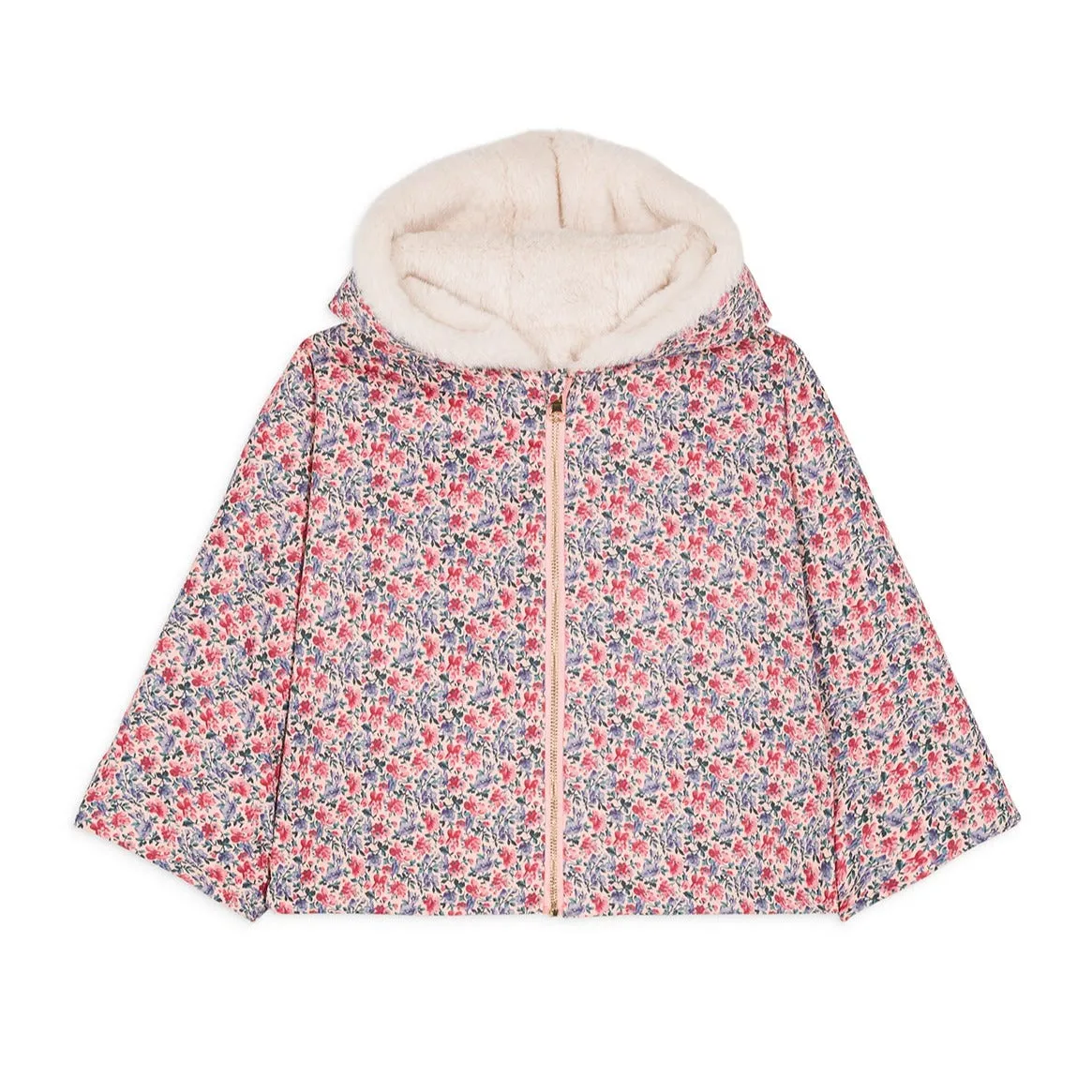 Felvet Reversible Blush Floral Baby Jacket